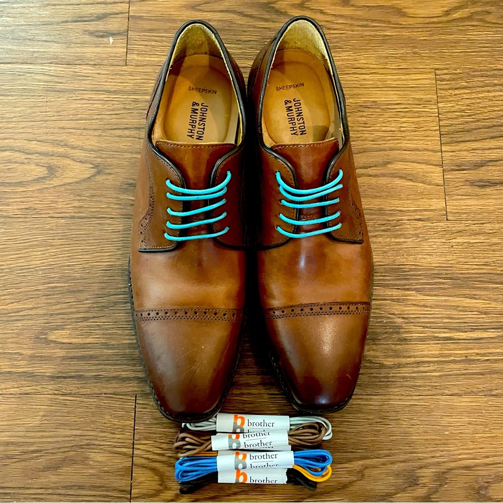 Johnson and Murphy men’s Oxford dress shoes